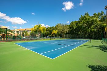 Tennis court View at Portofino Apartment Homes, Florida